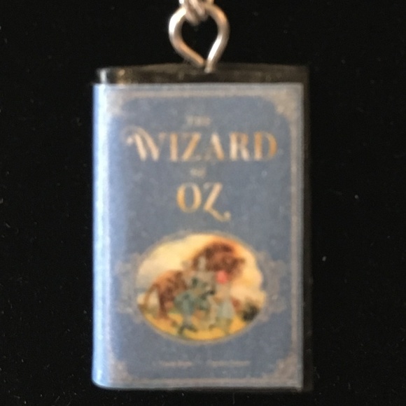 Wizard of Oz by L. Frank Baum Handmade Literature Necklace, Book Cover, Witch - Picture 2 of 14